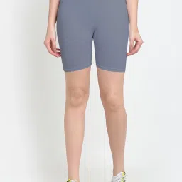 Gracit Black & Grey Cotton Sports Shorts - Pack Of 3 image 4