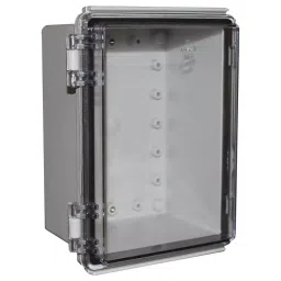 CAMDENBOSS Enclosure, Heavy Duty, Pc, Grey/Clear, CHDX8-224C-picture-27