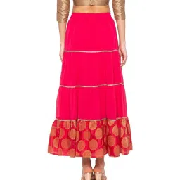 Globus Pink Printed Skirt image 2