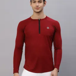 Rigo Maroon Sports T-Shirt image 1