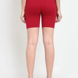 Gracit Maroon & Black Cotton Sports Shorts - Pack Of 3 image 5