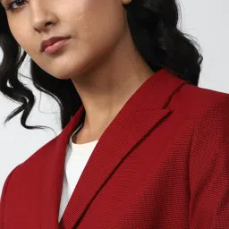 Van Heusen Red Cotton Blazer image 5