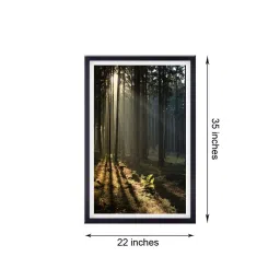 999Store Black Woods Printed Canvas Painting image 5