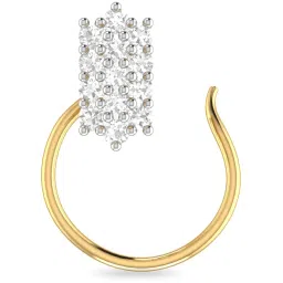 PC Jeweller Buagh 18k Gold Nosepin for Women image 1