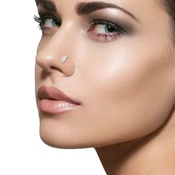 PC Jeweller Buagh 18k Gold Nosepin for Women image 2