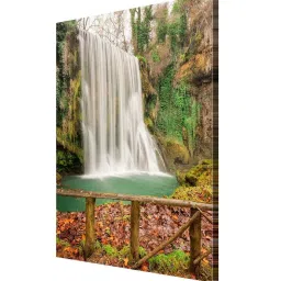999store Multicolor Forest Waterfall Canvas Painting image 3