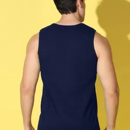 WOOSTRO Pack of 2 Printed Combed Cotton Innerwear Vests with Intelliease Technology image 3