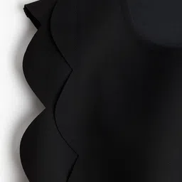 H&M Scalloped Twill Dress image 5
