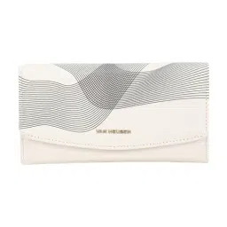 Van Heusen White Printed Wallet for Women-image-22