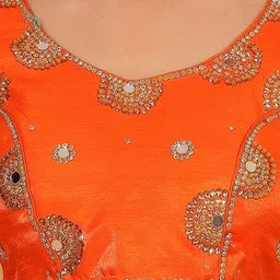 Trendzmy Embroidered Saree Blouse image 3