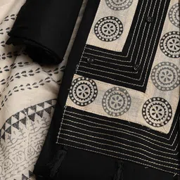 Meena Bazaar Ethnic Motifs Printed Unstitched Dress Material image 5