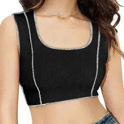 Sanwariya Silk Cotton Crop Top image 2