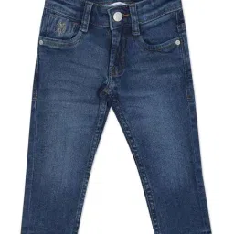 U.S. Polo Assn. Kids Blue Cotton Washed Jeans-picture-22