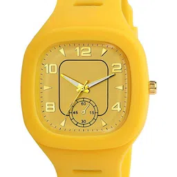 Gopal Shopcart Unisex Dial & Bracelet Style Straps Analogue Watch Csamon_31_Yellow_Single Round-image-77