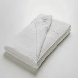 Ddecor Live Beautiful White Cotton 500 GSM Bath Towel - Pack of 1 image 3