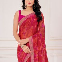 House of pataudi Embellished Abstract Printed Saree-picture-43