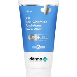 the derma co The Derma Co. 2% Sali-Cinamide Anti-Acne Face Wash with 2% Salicylic Acid & 2% Niacinamide |Treats active acne| Fades acne marks - 150 ml-picture-19