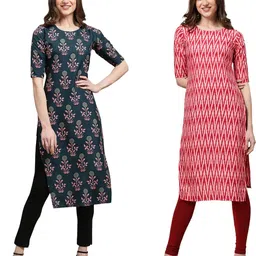 Ethnic basket Women Multicoloured Kurtas-picture-34