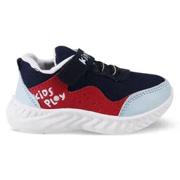 Jazzy Juniors KIds Play Text Designed Velcro Closure Sneakers - Navy image 4