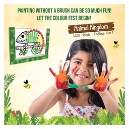 Funskool Finger Painting Animal Kingdom Activity Kit - Multicolour image 5