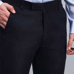 AXNIS Men Relaxed Straight Leg Bootcut Formal Trousers image 4