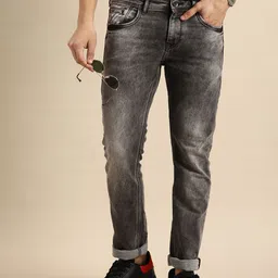 Being Human Men Slim Fit Heavy Fade Stretchable Jeans-picture-39