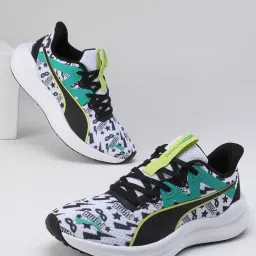Puma Kids Reflect Lite Masked Hero Jr White Running Shoes-image-17