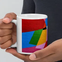 Mr UVD White Ceramic Cup image 4