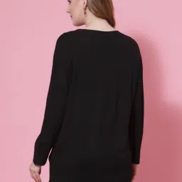 Mafadeny Black Embellished Sweater image 2