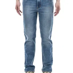 NUMERO UNO Light Blue Slim Fit Lightly Washed Jeans-picture-37