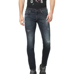 celio celio* Blue Mid Rise Distressed Jeans-picture-26