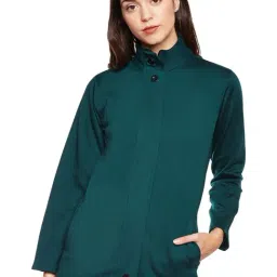 Belle Fille Bottle Green Regular Fit Jacket-picture-31