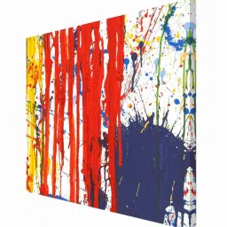 999store Red & Blue Abstract Modern Painting For Office image 3