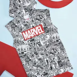 Pantaloons Junior Kids White & Grey Cotton Printed Avengers T-Shirt-picture-14