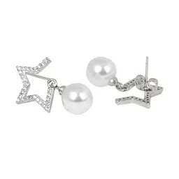 Joker & Witch Starry White Drop Earrings image 4
