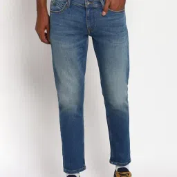 Lee Blue Tailored Fit Low Rise Jeans-image-62