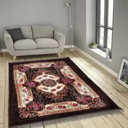 Klotthe Brown Wool Extra Large-Sized Floor Carpet-image-91