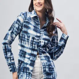 Rare Blue & White Tie - Dye Shirt-picture-10