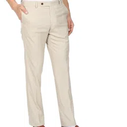 Arrow Beige Regular Fit Trousers image 4