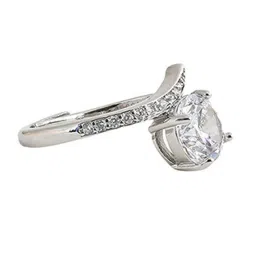 Joker & Witch Posie Silver Ring image 4