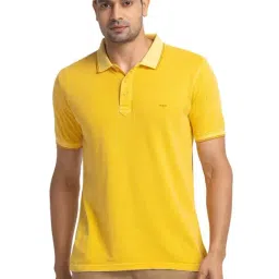 Colorplus Yellow Tailored Fit Polo T-Shirt-picture-11