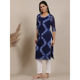 Aurelia Blue Printed Kurta image 5