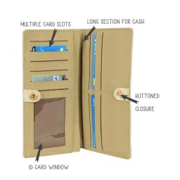 Baggit White Printed Bi-Fold Wallet for Women image 4