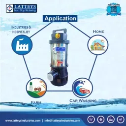 Latteys FGSW-0001 1 HP Single Phase Sewage Mud Pump image 4