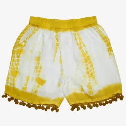 Kiddopanti Kids Multicolor Tie & Dye Shorts (Pack Of 2) image 4