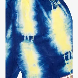 Kiddopanti Kids Multicolor Tie & Dye Shorts (Pack Of 2) image 5