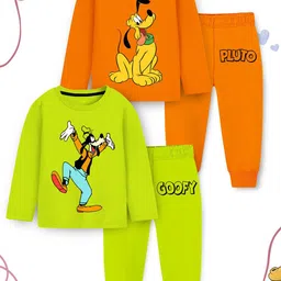 Disney By Miss and Chief Boys Pack of 2 Printed T-shirt Set-image-43