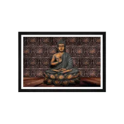 999store Brown Buddha Canvas Painting image 2