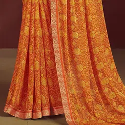 DIVASTRI Ethnic Motifs Printed Saree image 5