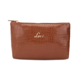 Lavie Glossy Tan Textured Large Pouch-image-54